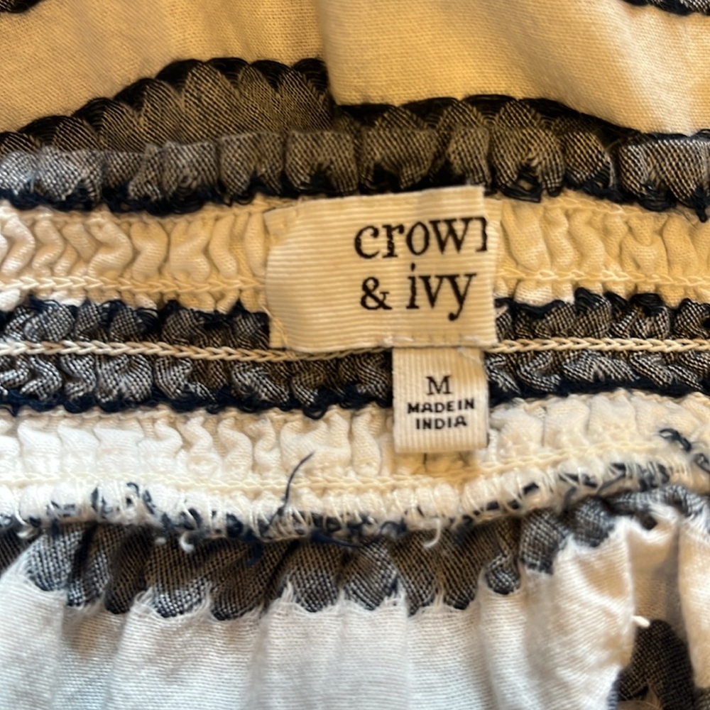 Crown &Ivy Striped Off-ShoulderTop - Picture 5 of 6